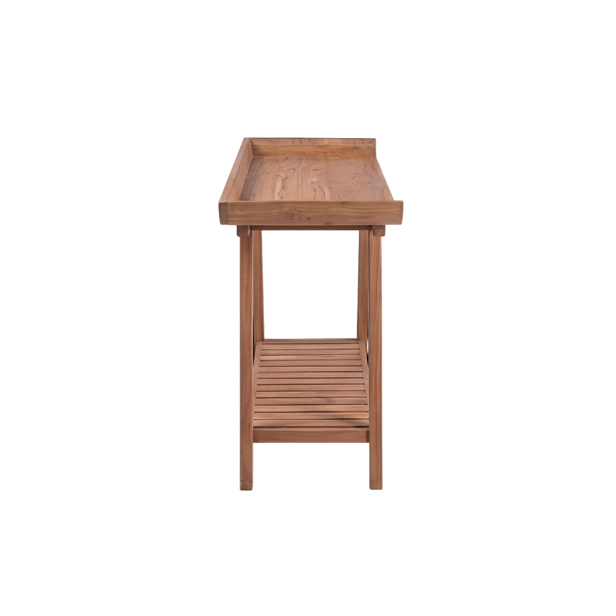 Console en bois de teck Amber