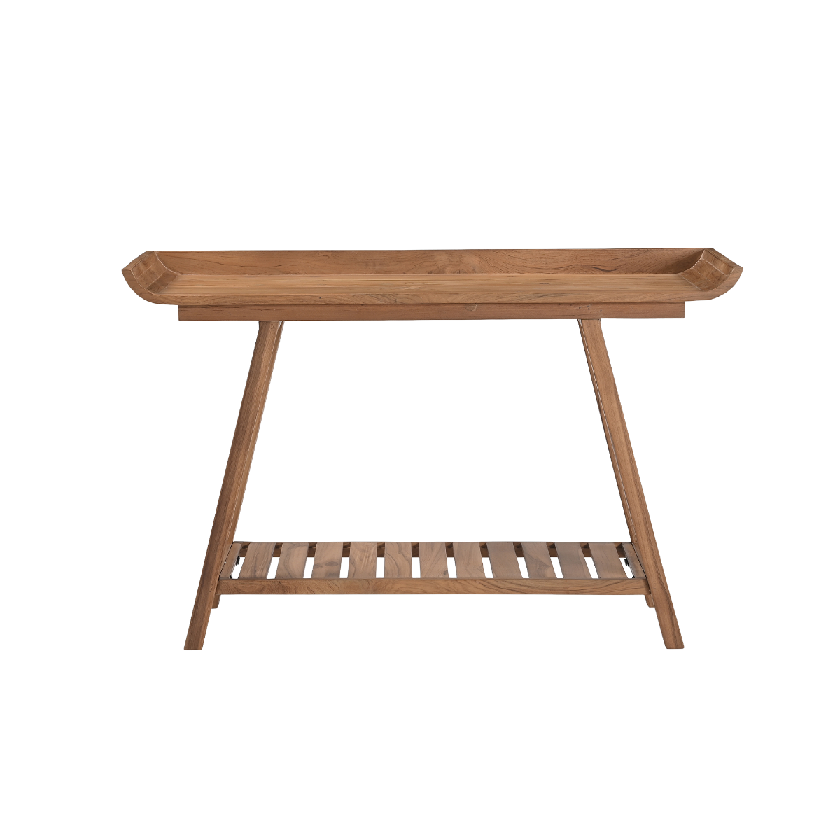 Console en bois de teck Amber