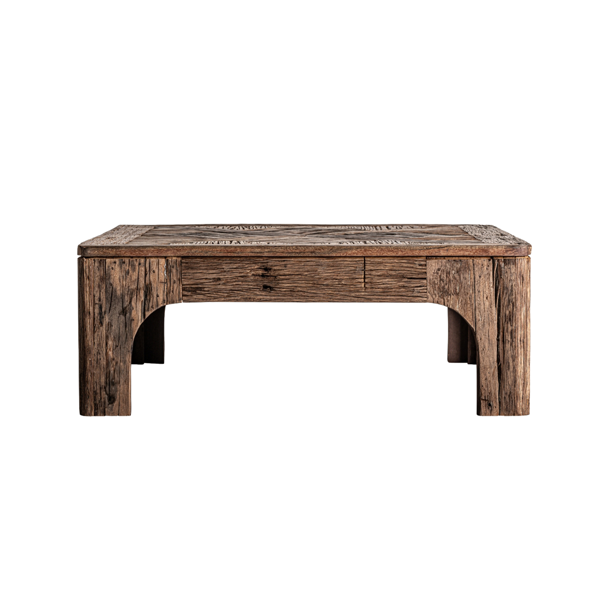 Table basse bois recyclé Capucine