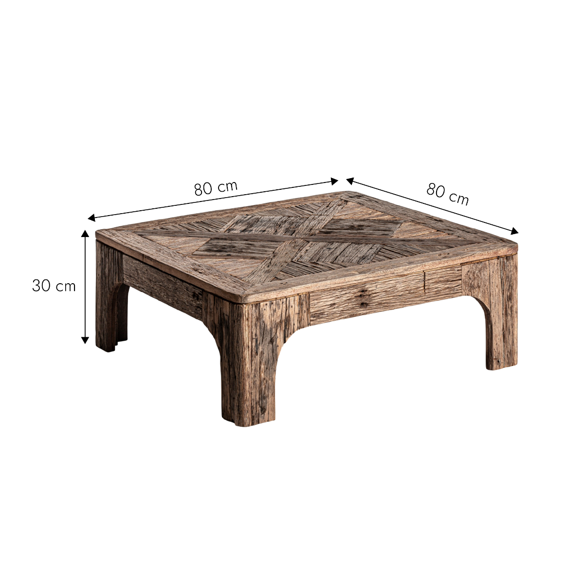Table basse bois recyclé Capucine