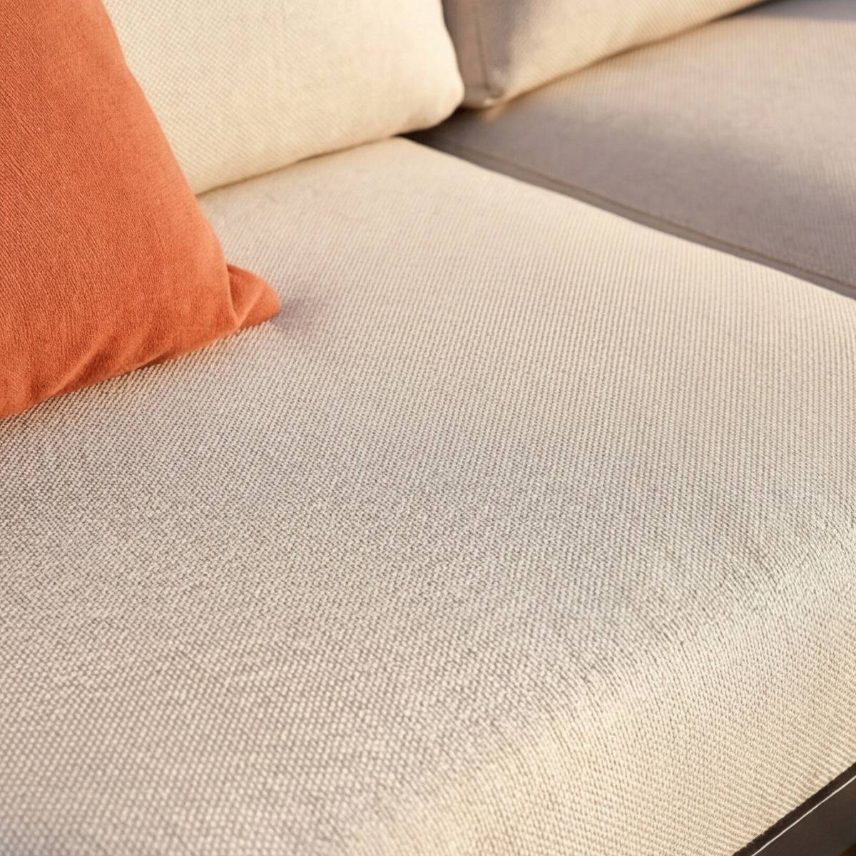 Salon de jardin en aluminium gris foncé Loréa
