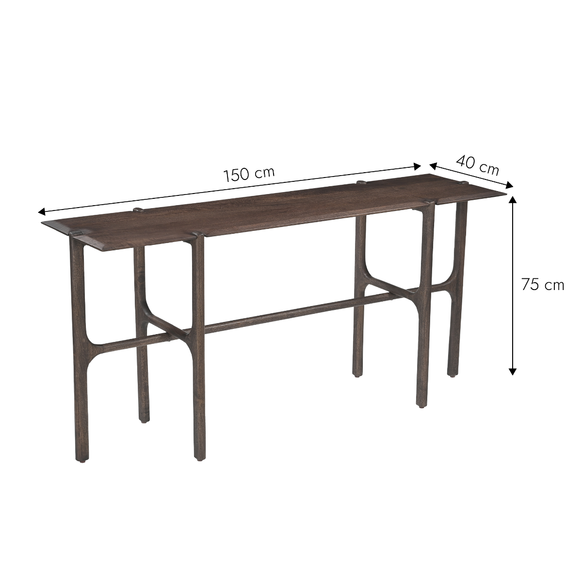 Console en bois de manguier Selva