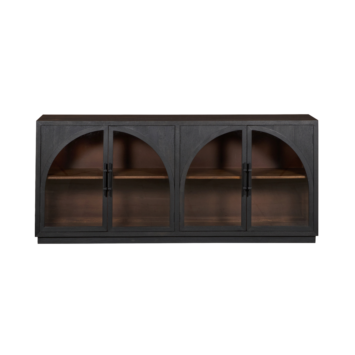 Buffet en bois de manguier foncé Nohea