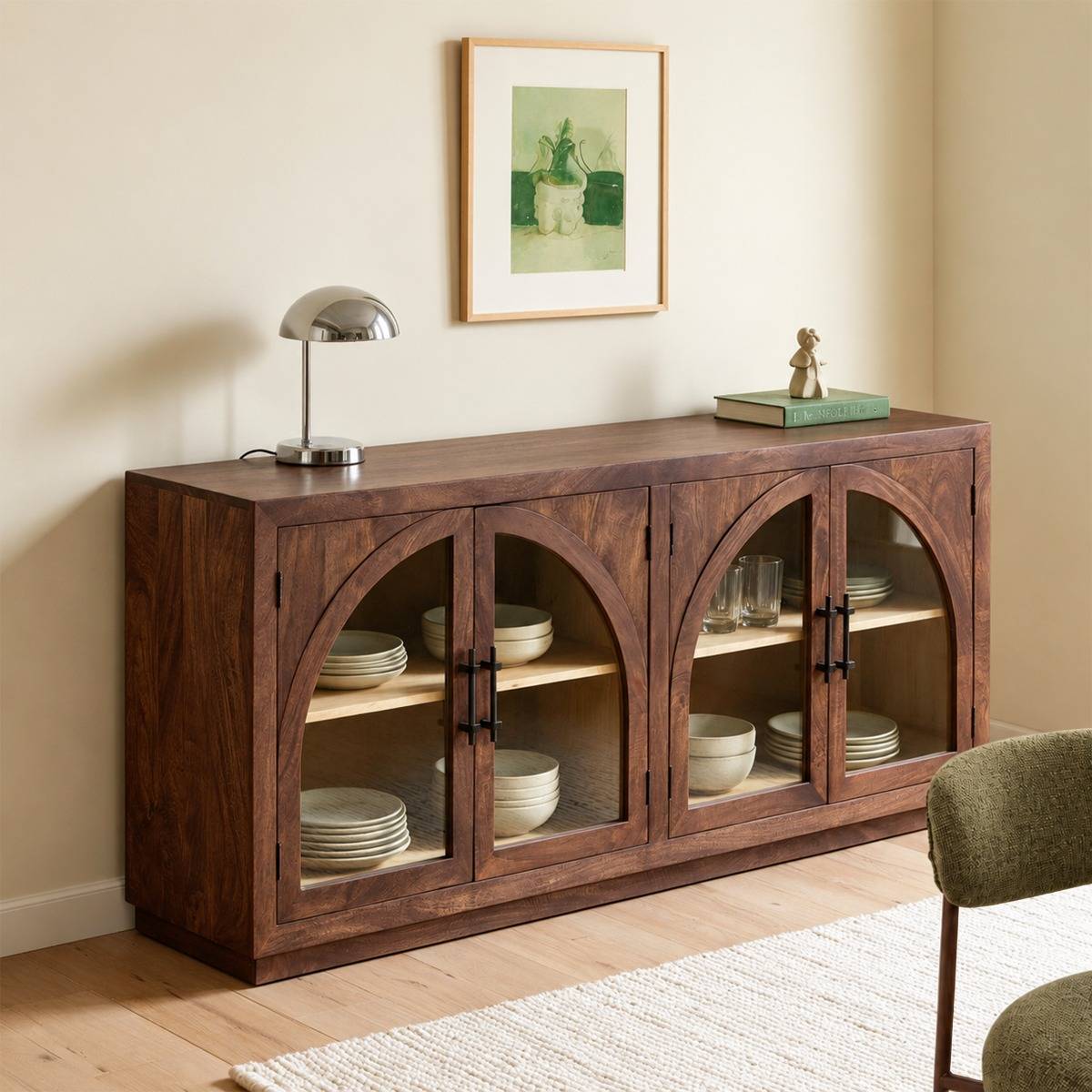 Buffet en bois de manguier Nohea