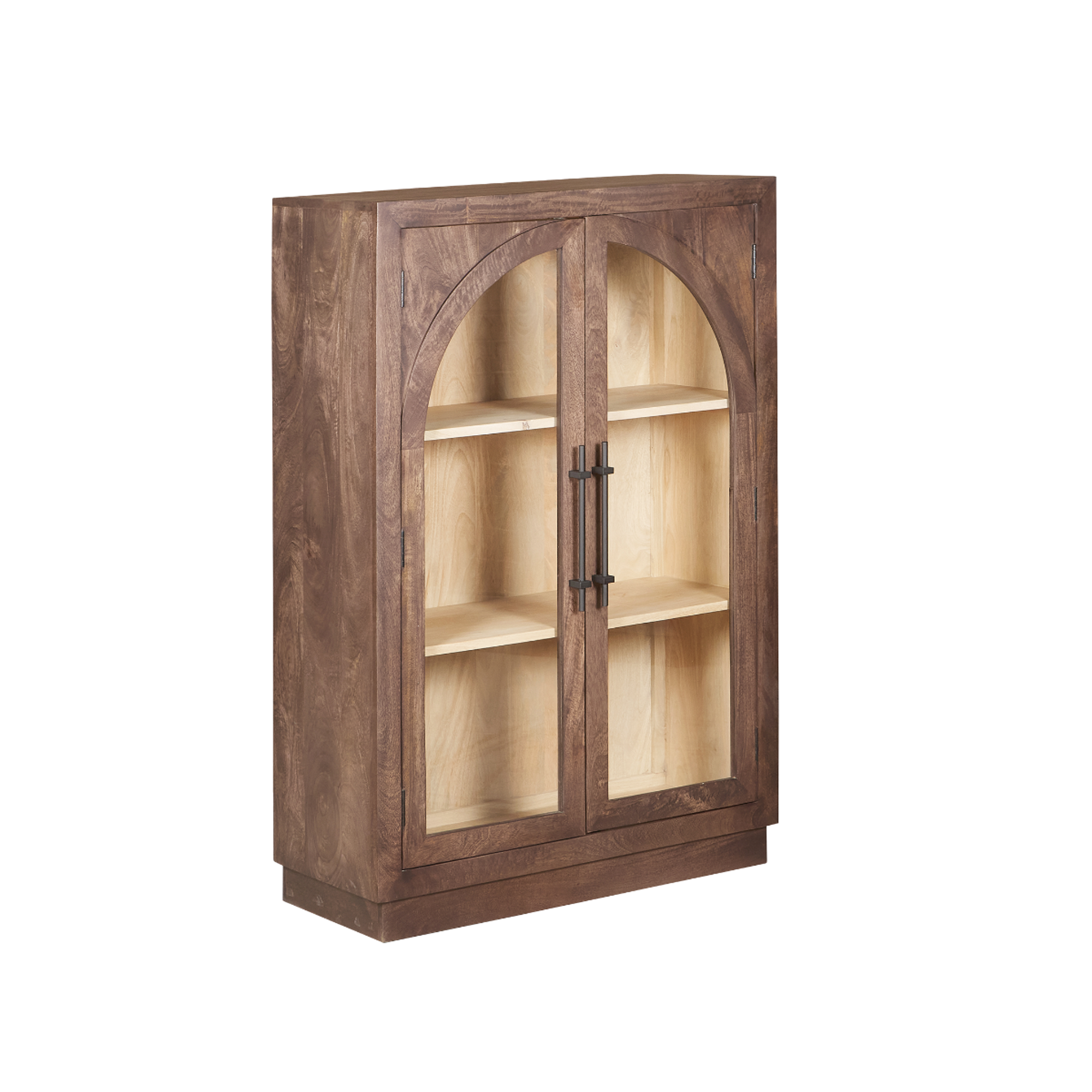 Vitrine en bois de manguier Nohea