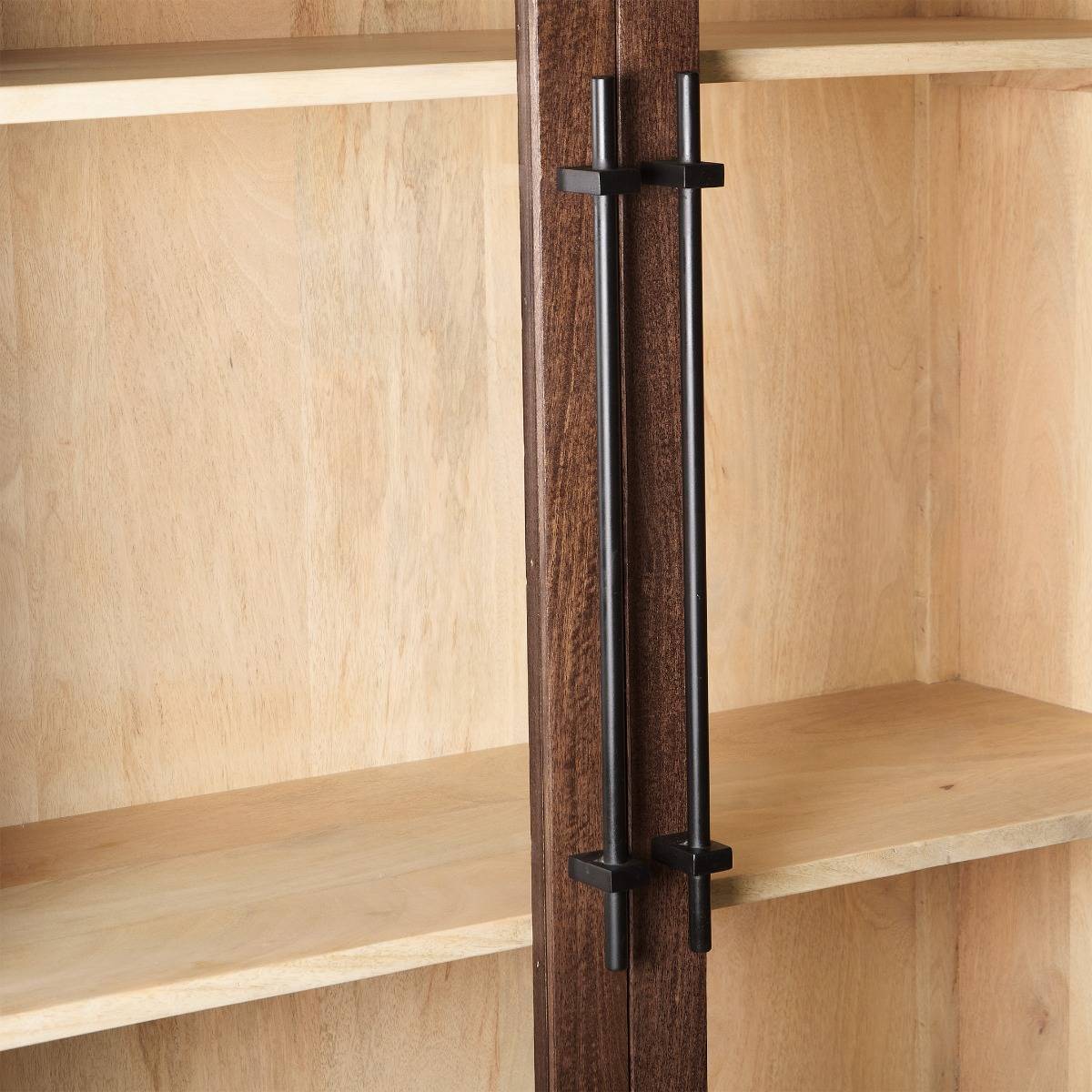 Grande vitrine en bois de manguier Nohea