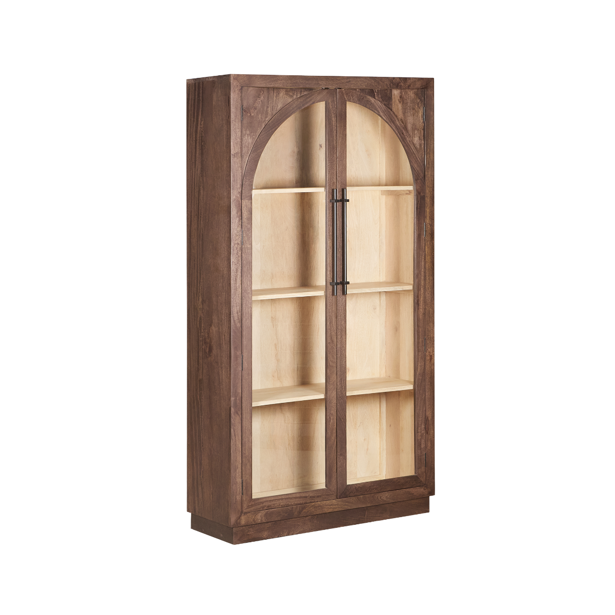 Grande vitrine en bois de manguier Nohea