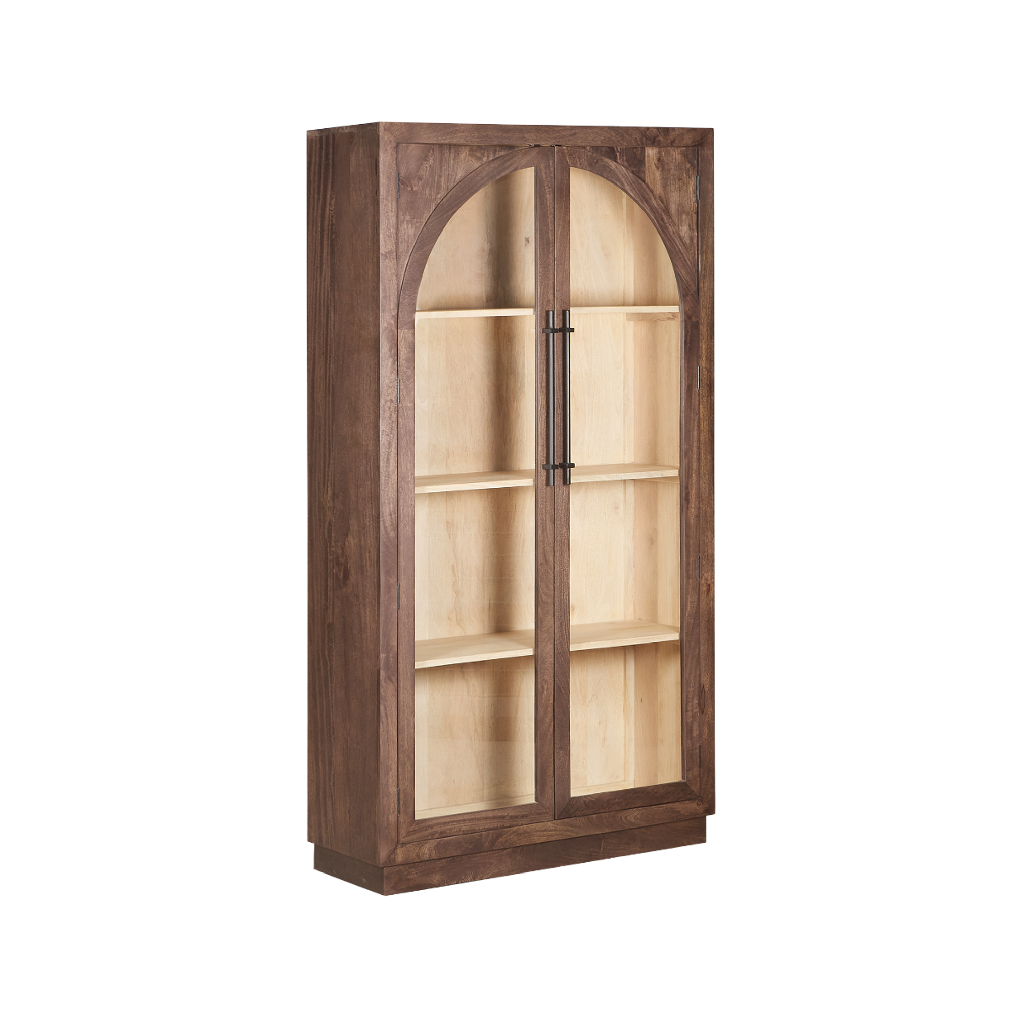 Grande vitrine en bois de manguier Nohea