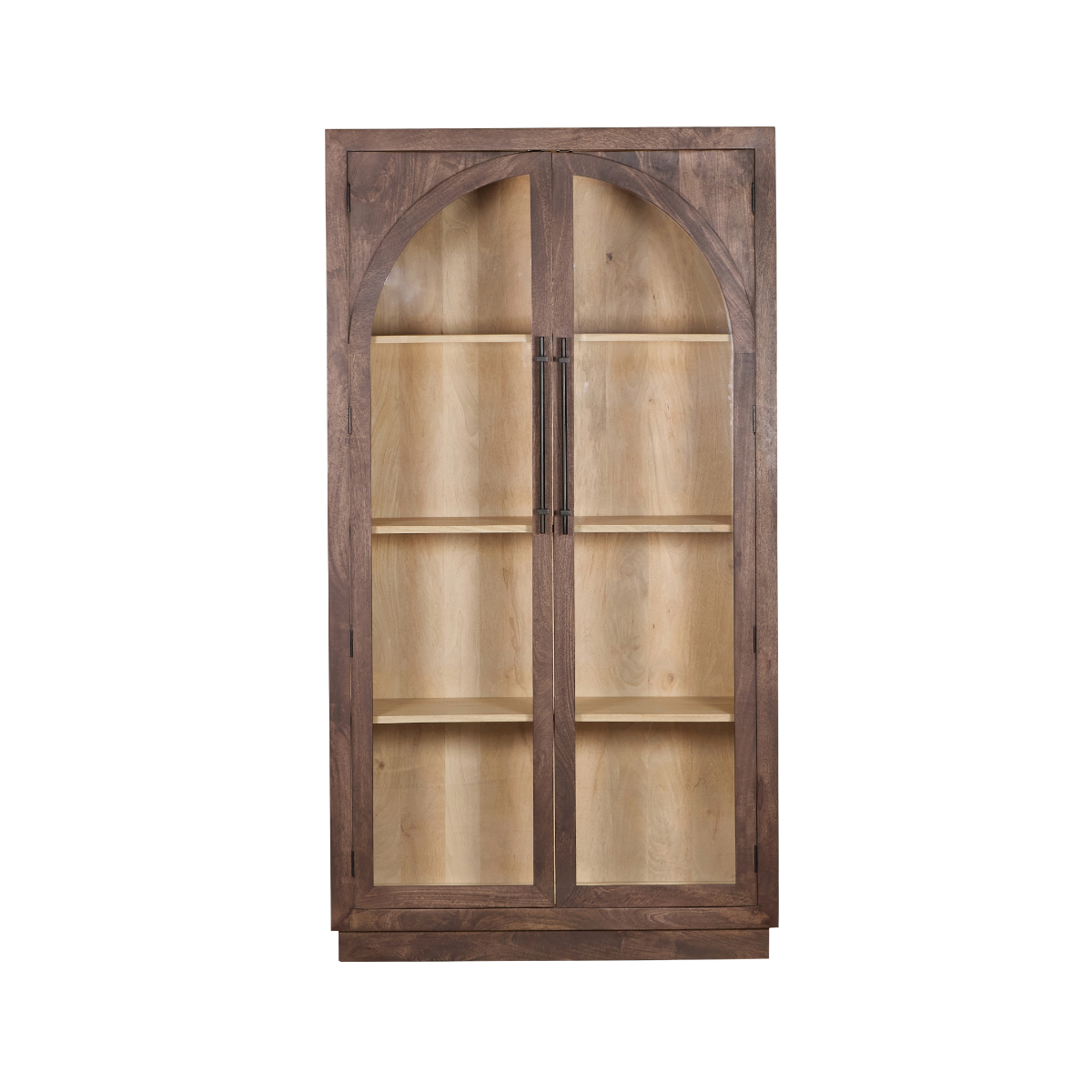 Grande vitrine en bois de manguier Nohea