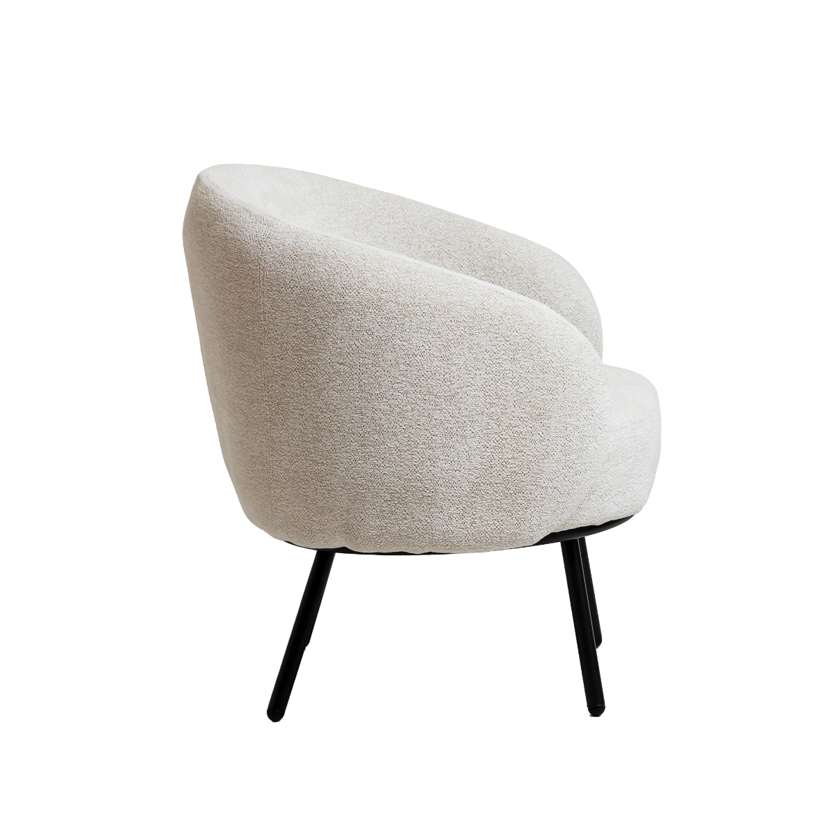 Fauteuil en tissu confort Kanoa