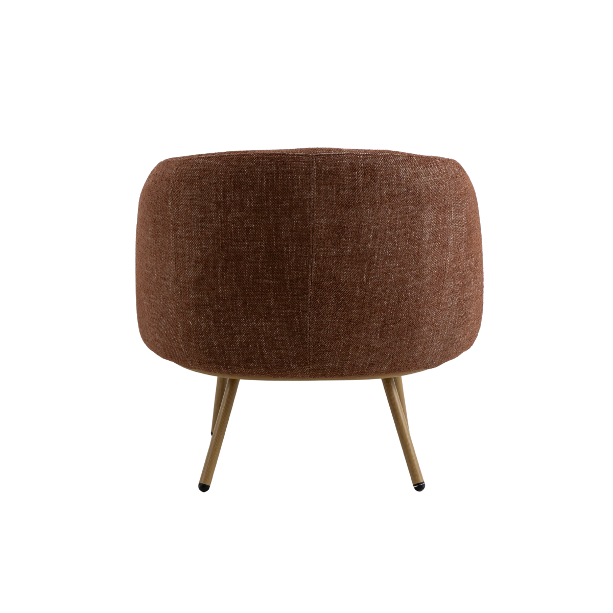 Fauteuil en tissu rouge confort Kanoa