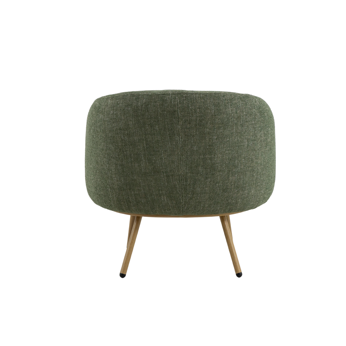 Fauteuil en tissu vert confort Kanoa