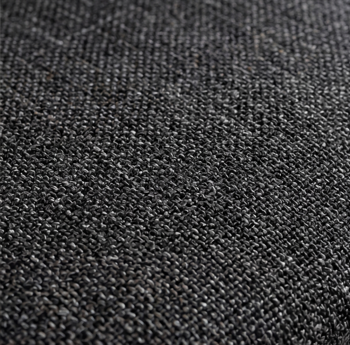 Chaise avec accoudoirs ronds en tissu gris anthracite et pieds en métal Cléa (lot de 2)