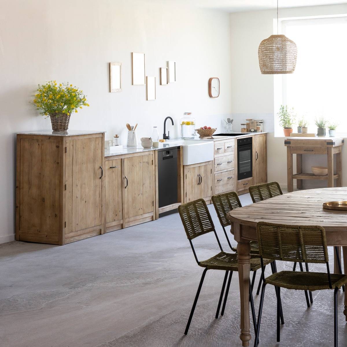 Meuble bas de cuisine style buffet haut Epure