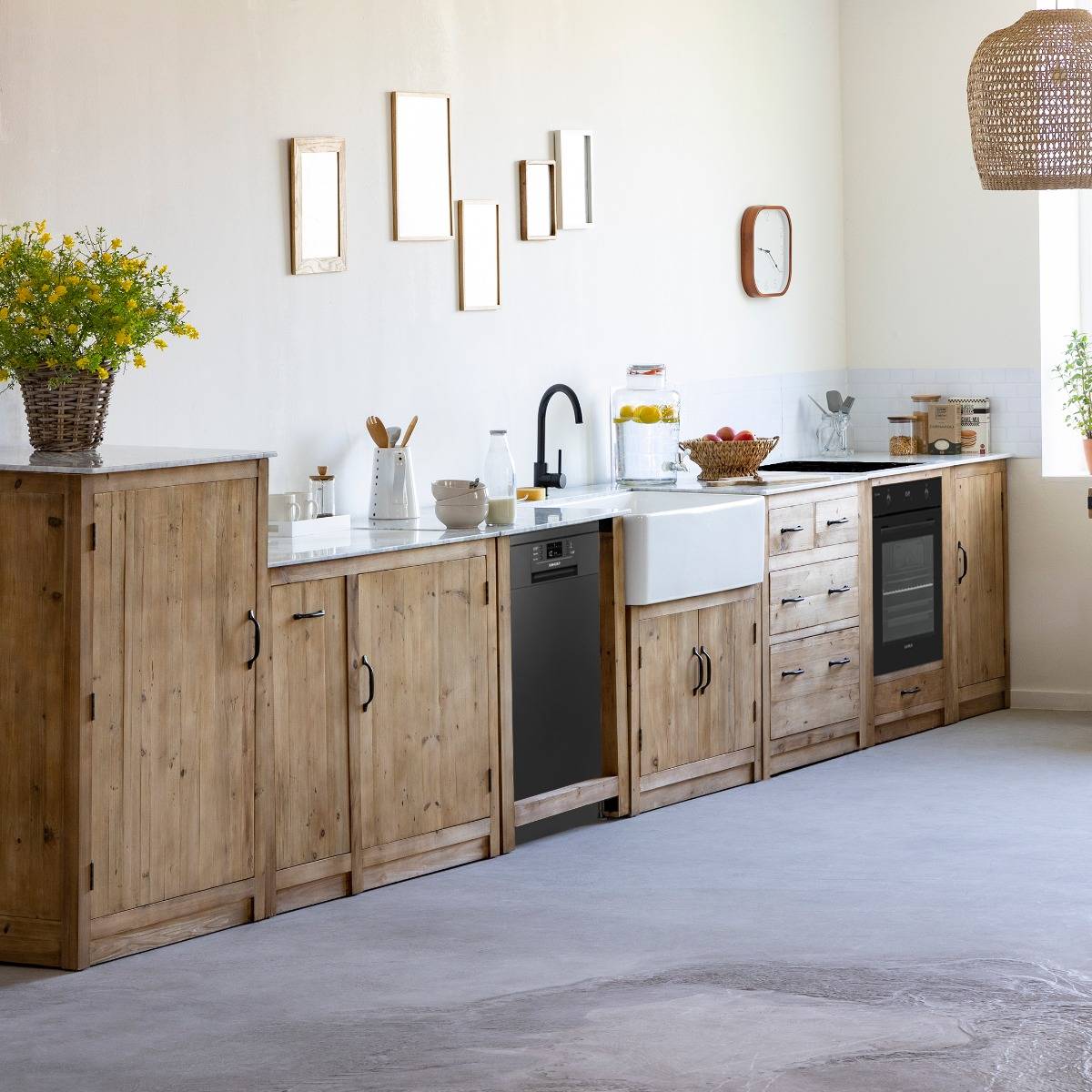 Meuble bas de cuisine pour lave vaisselle Epure