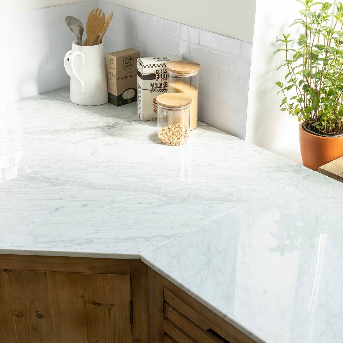 Meuble bas de cuisine en angle Epure