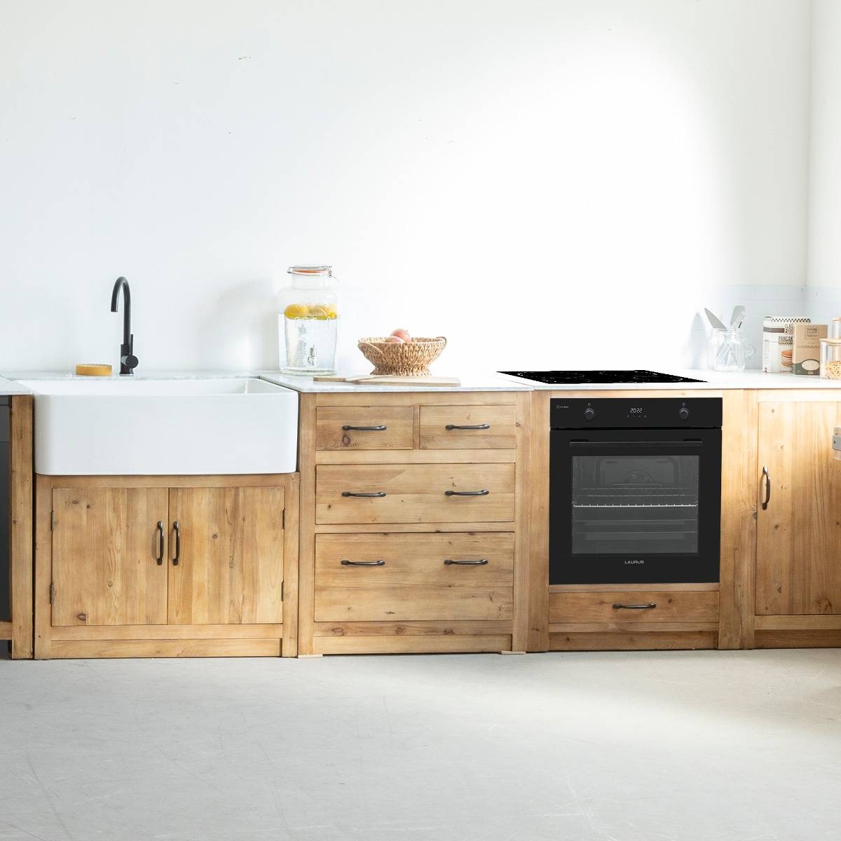 Meuble bas de cuisine 4 tiroirs Epure
