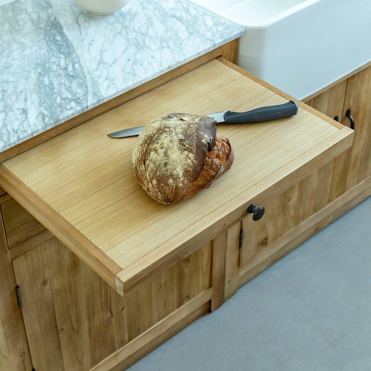 Meuble bas de cuisine 2 tiroirs, 1 porte Epure