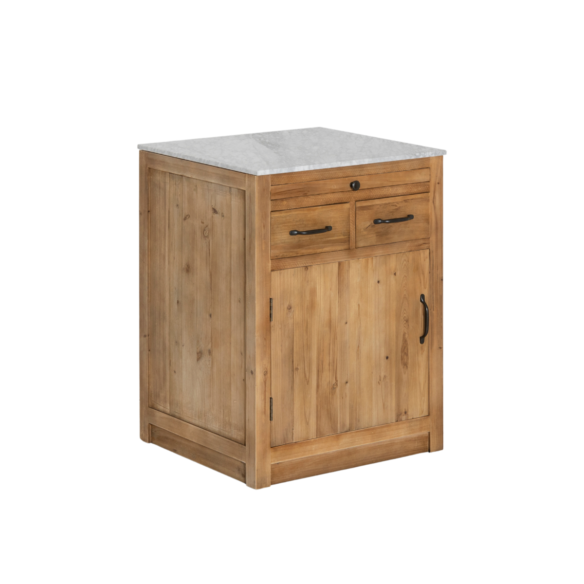 Meuble bas de cuisine 2 tiroirs, 1 porte Epure
