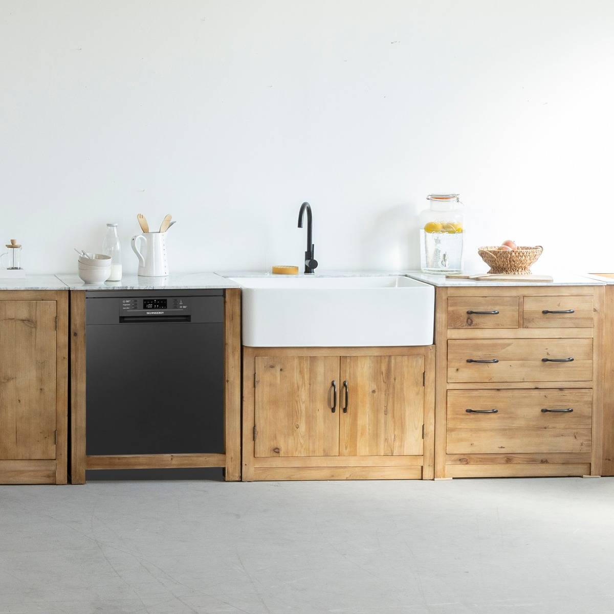 Meuble bas de cuisine avec évier Epure