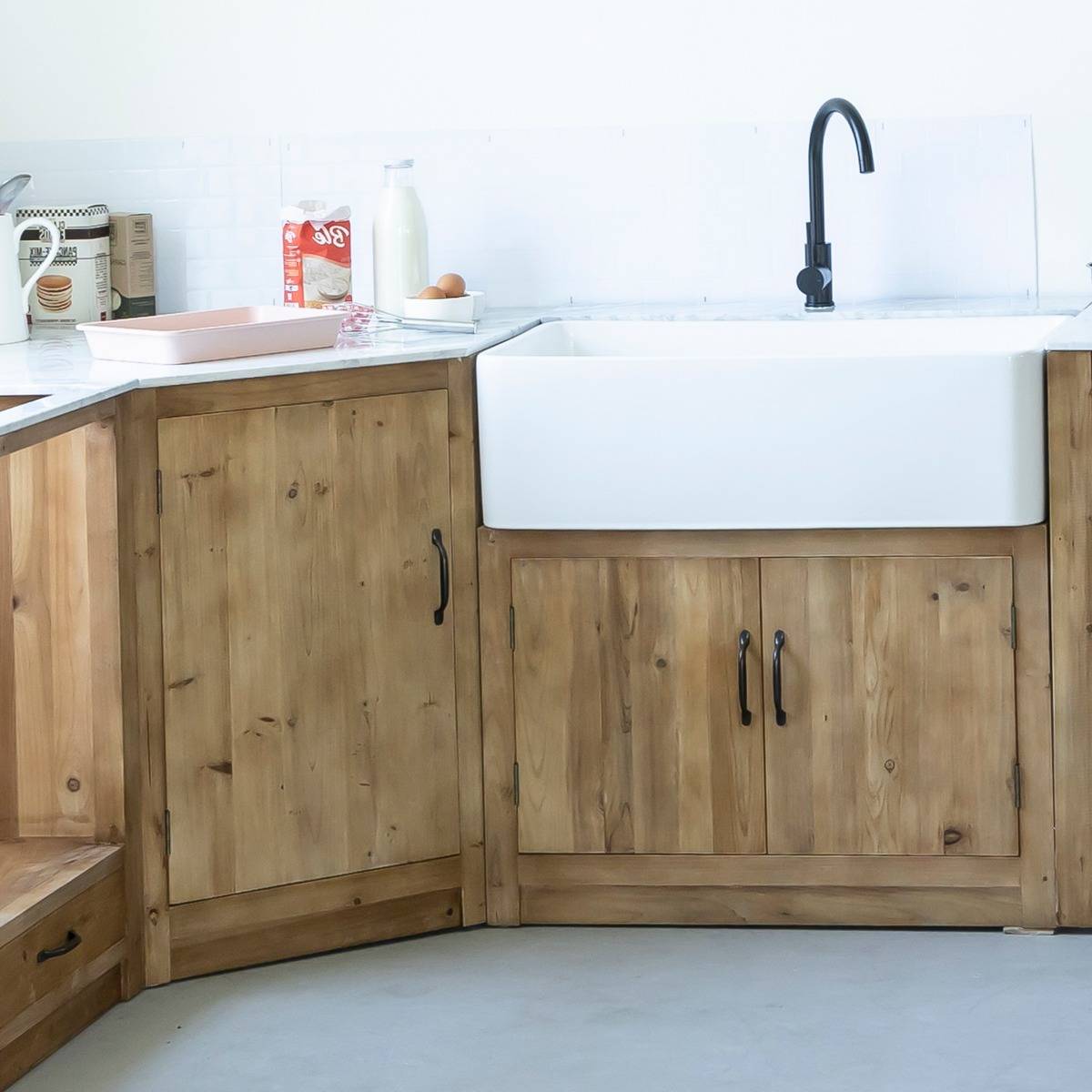 Meuble bas de cuisine avec évier Epure