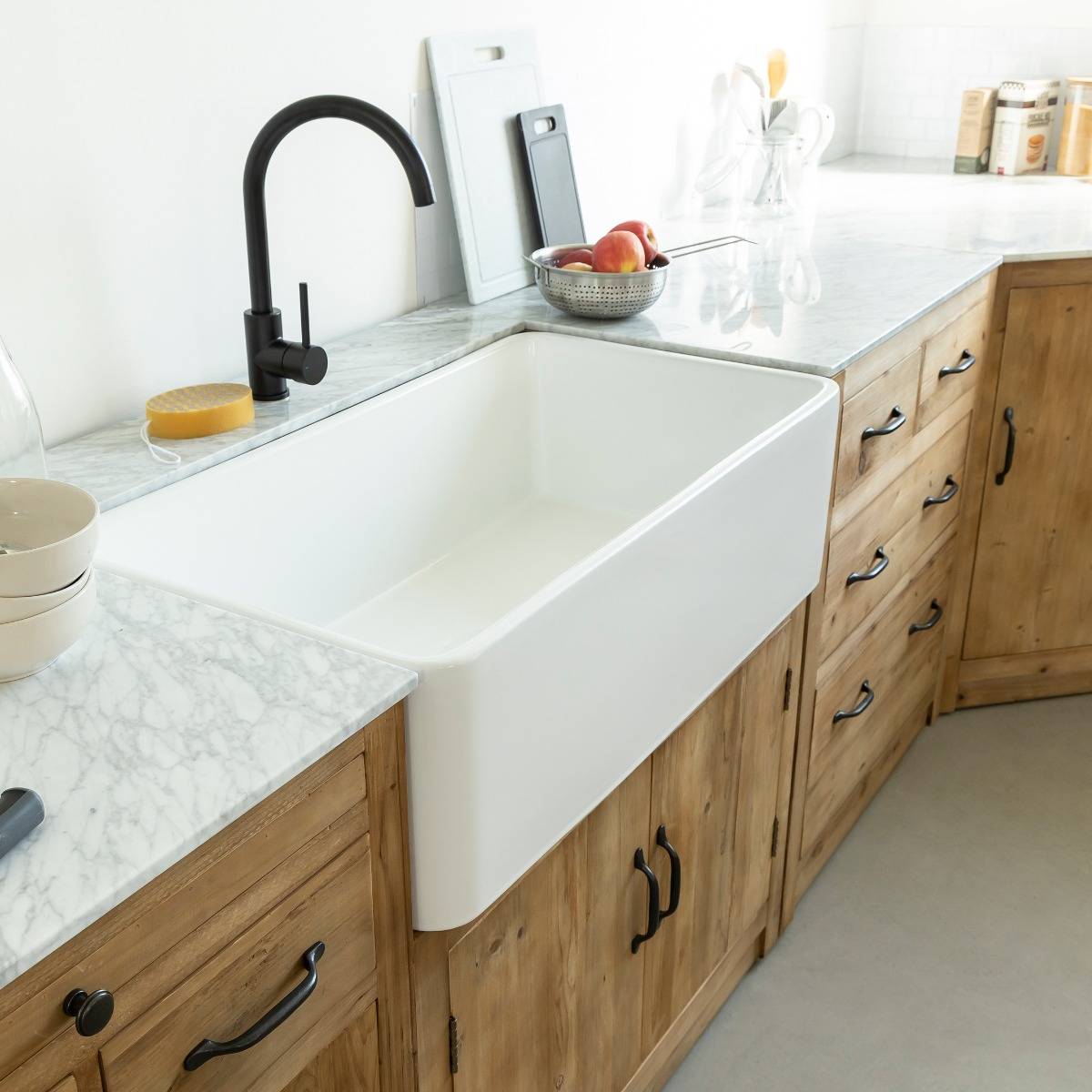 Meuble bas de cuisine avec évier Epure
