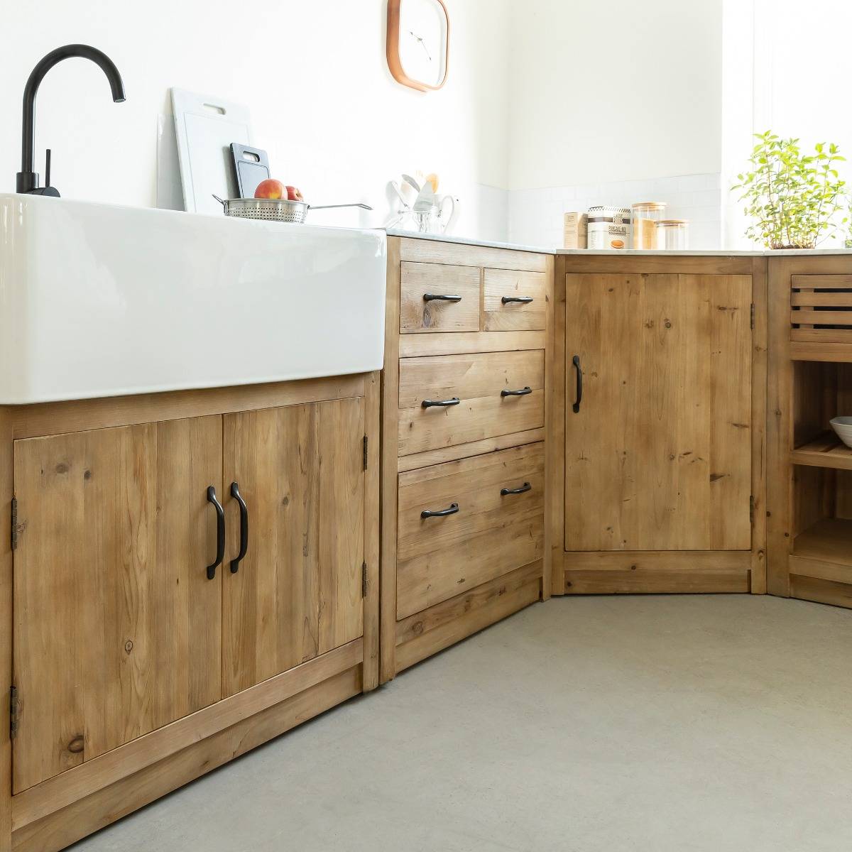 Meuble bas de cuisine avec évier Epure