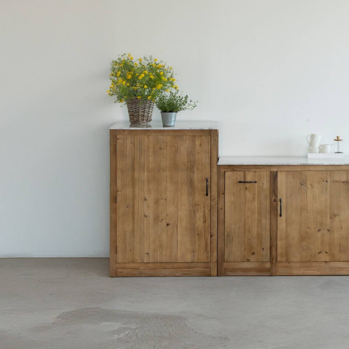 Meuble bas de cuisine style buffet haut Epure