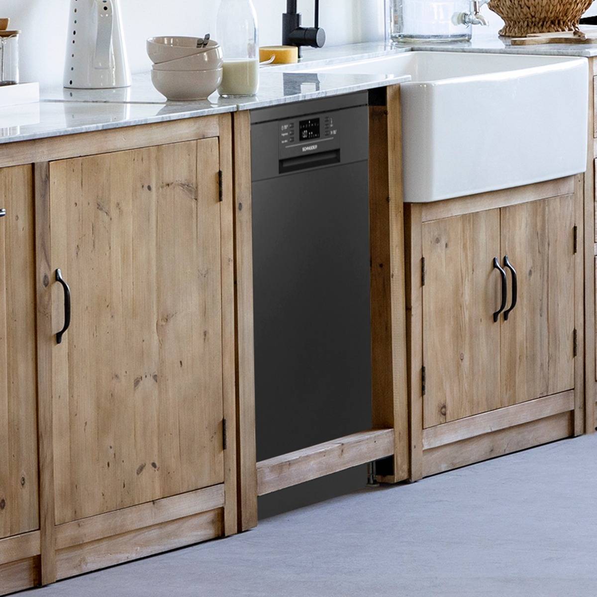 Meuble bas de cuisine pour lave vaisselle Epure