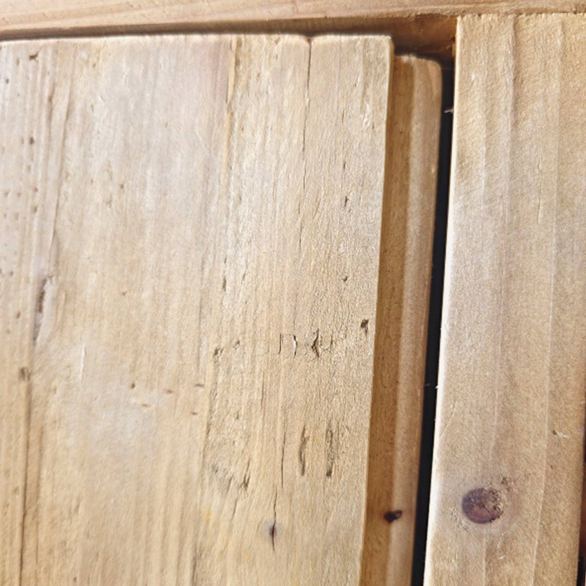 Ilot central en bois recyclé Garance