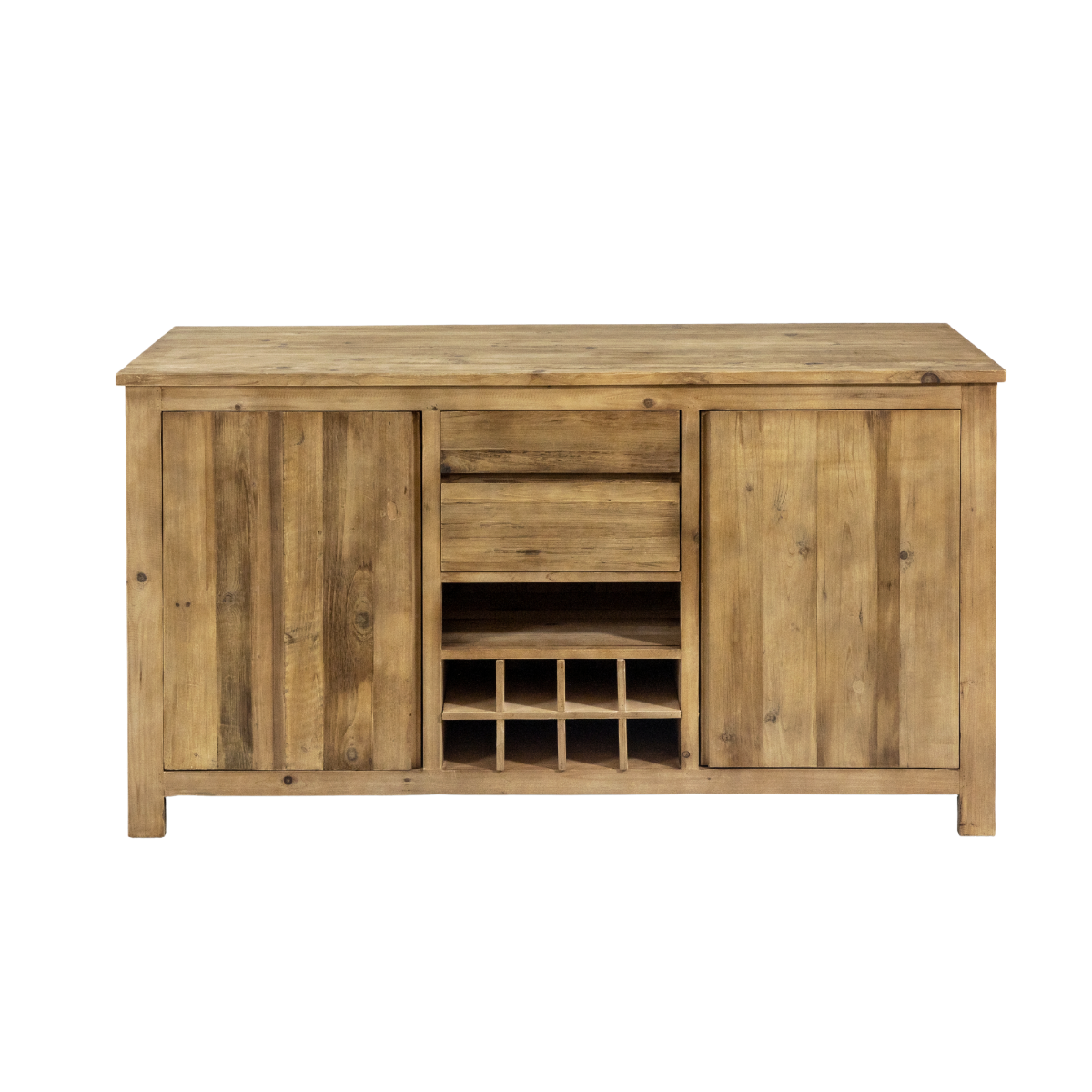 Ilot central en bois recyclé Garance