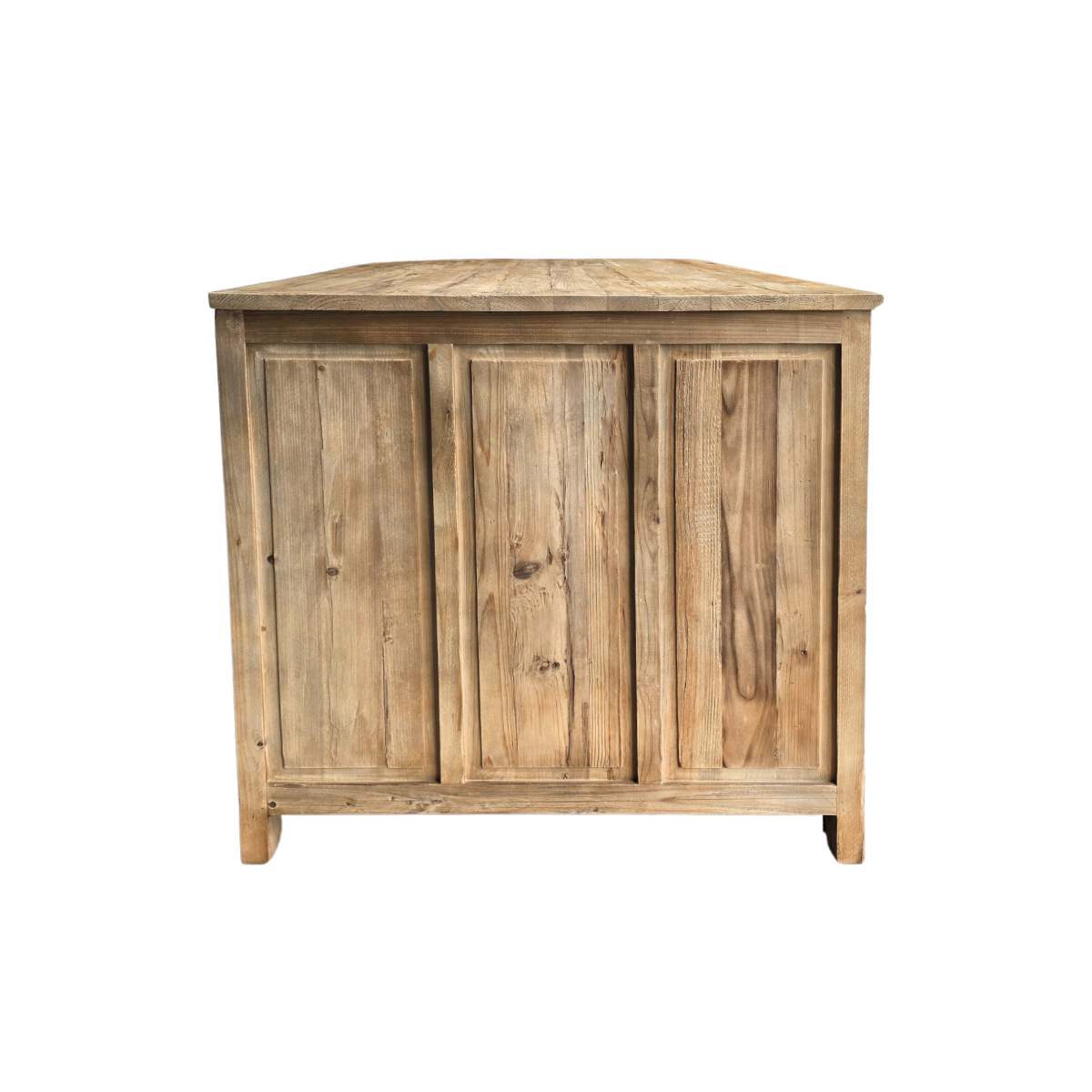 Ilot central en bois recyclé Garance