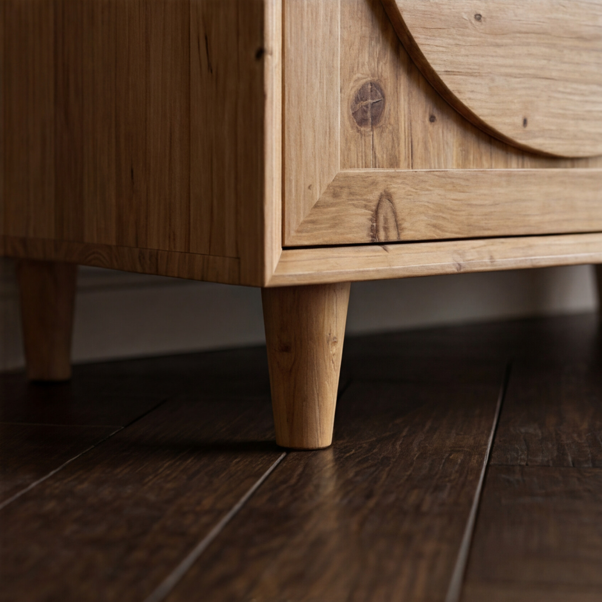 Buffet haut en bois recyclé Sigrid