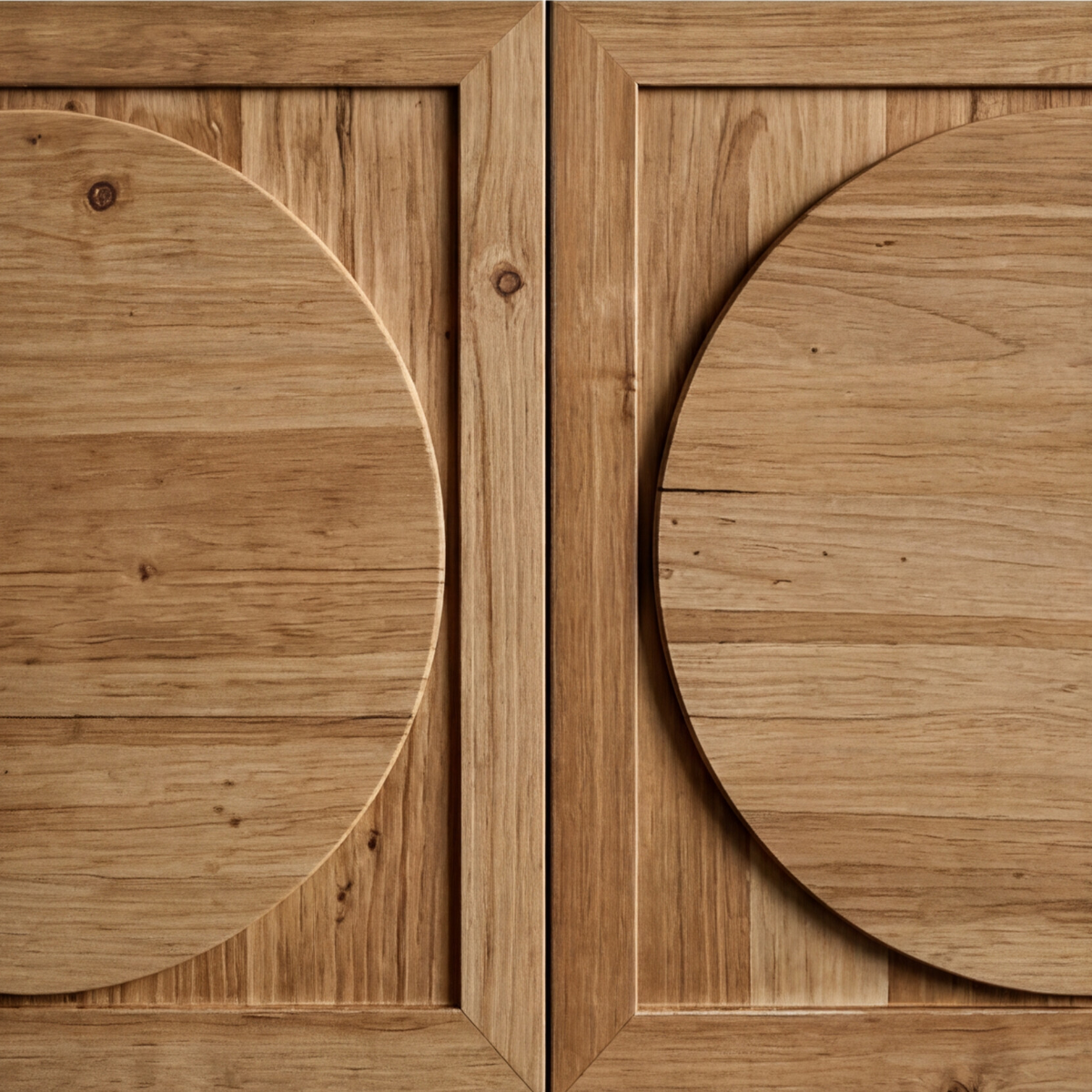 Buffet haut en bois recyclé Sigrid