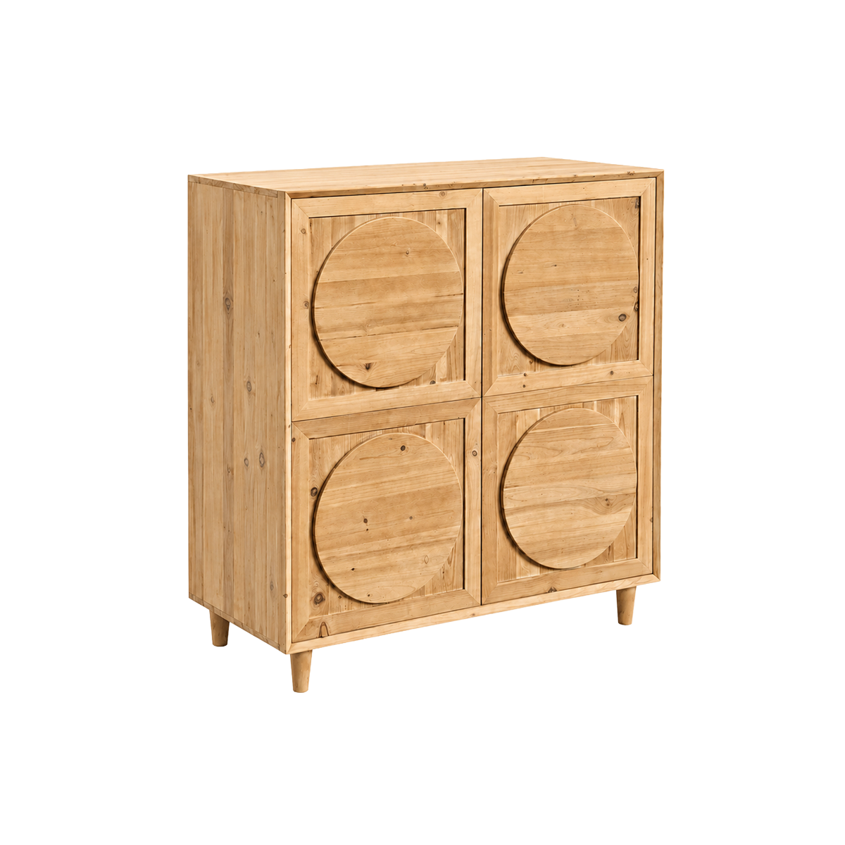 Buffet haut en bois recyclé Sigrid