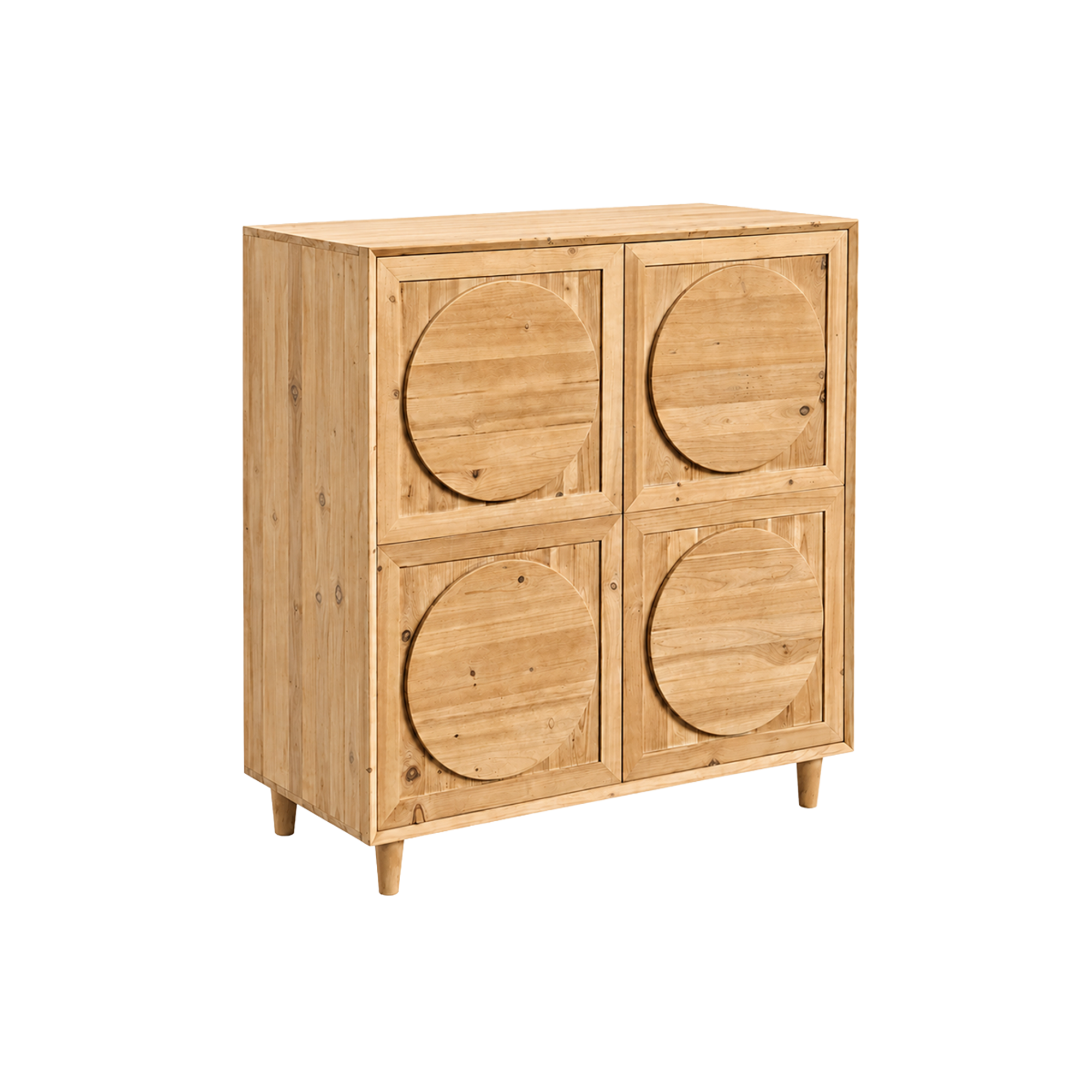 Buffet haut en bois recyclé Sigrid