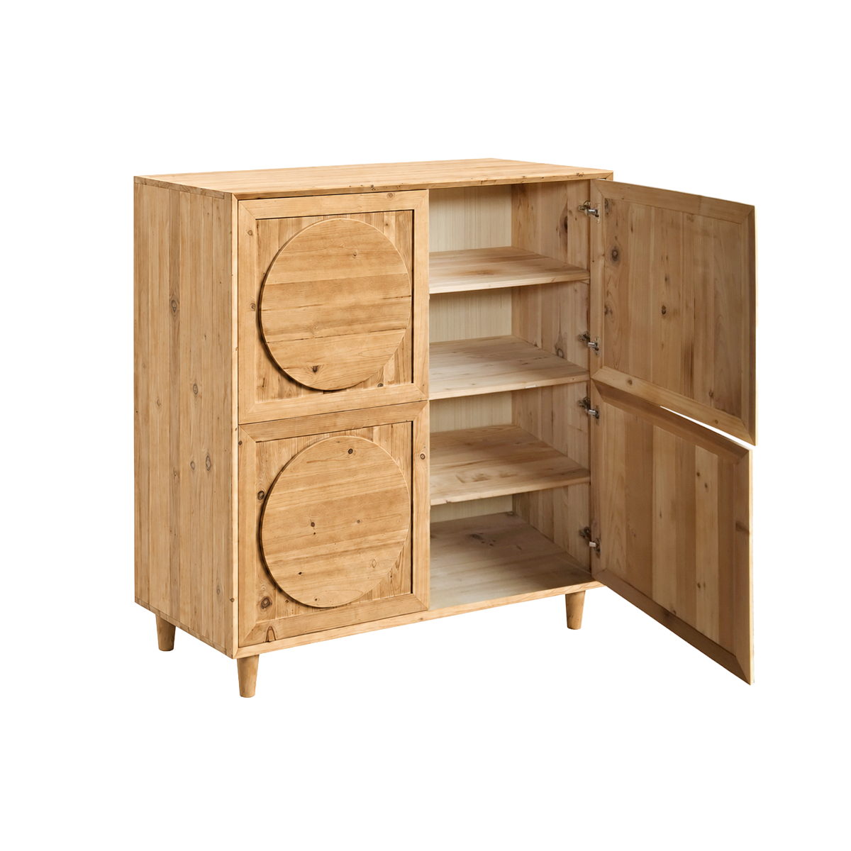 Buffet haut en bois recyclé Sigrid