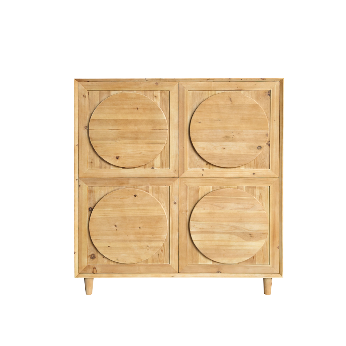 Buffet haut en bois recyclé Sigrid