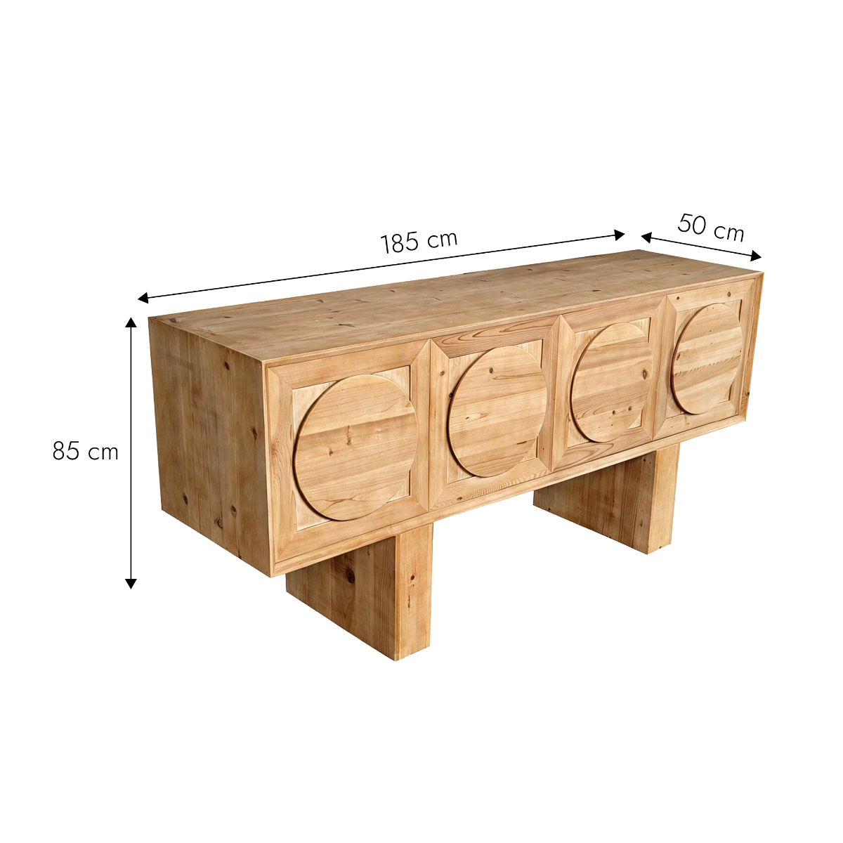 Buffet en bois recyclé Sigrid