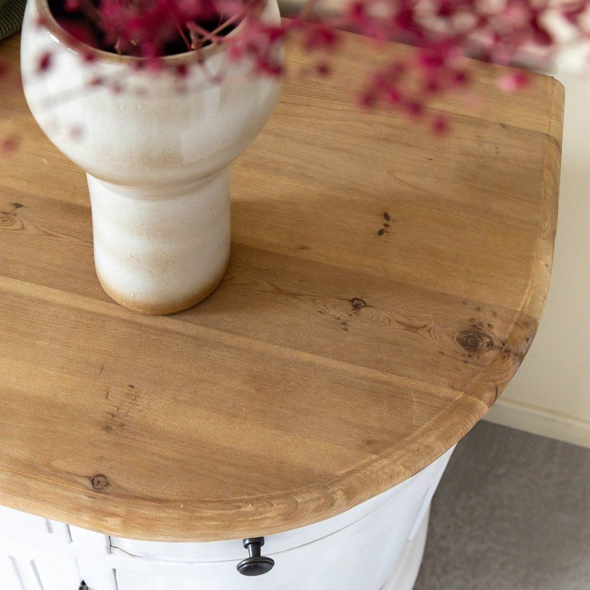 Buffet en bois recyclé blanchi 180 cm Garance