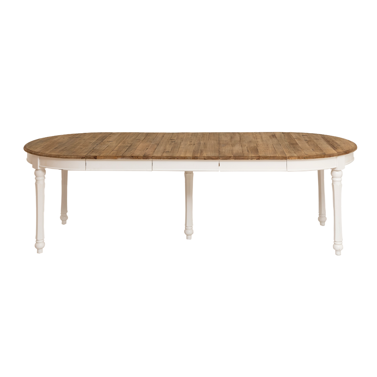 Table à manger en bois recyclé avec allonges Garance