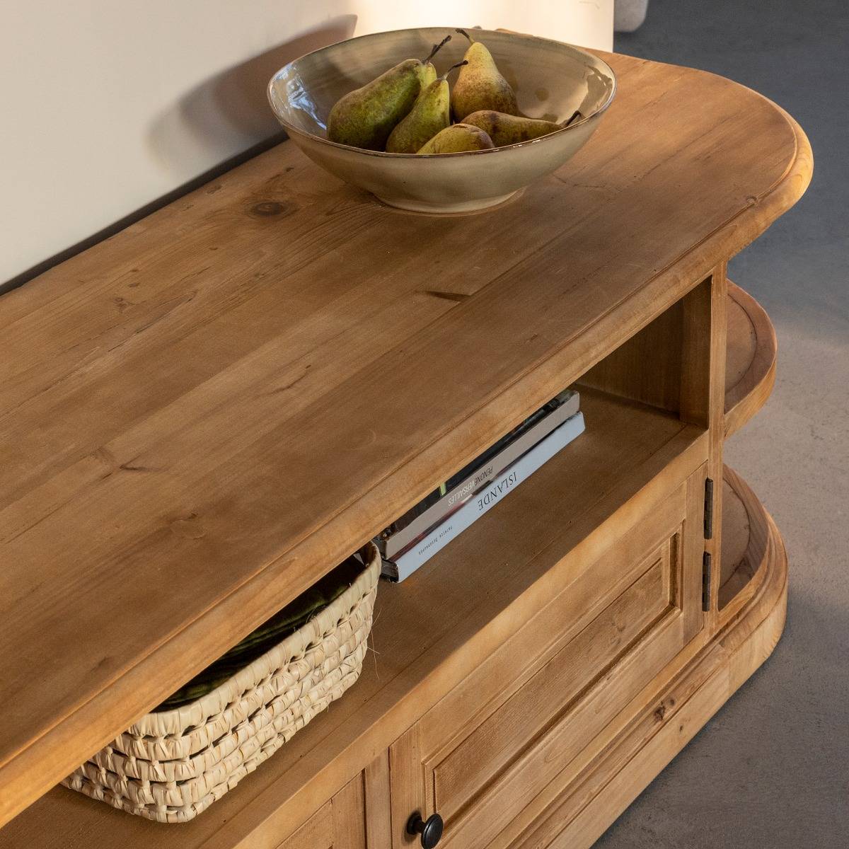 Meuble TV en bois recyclé Garance