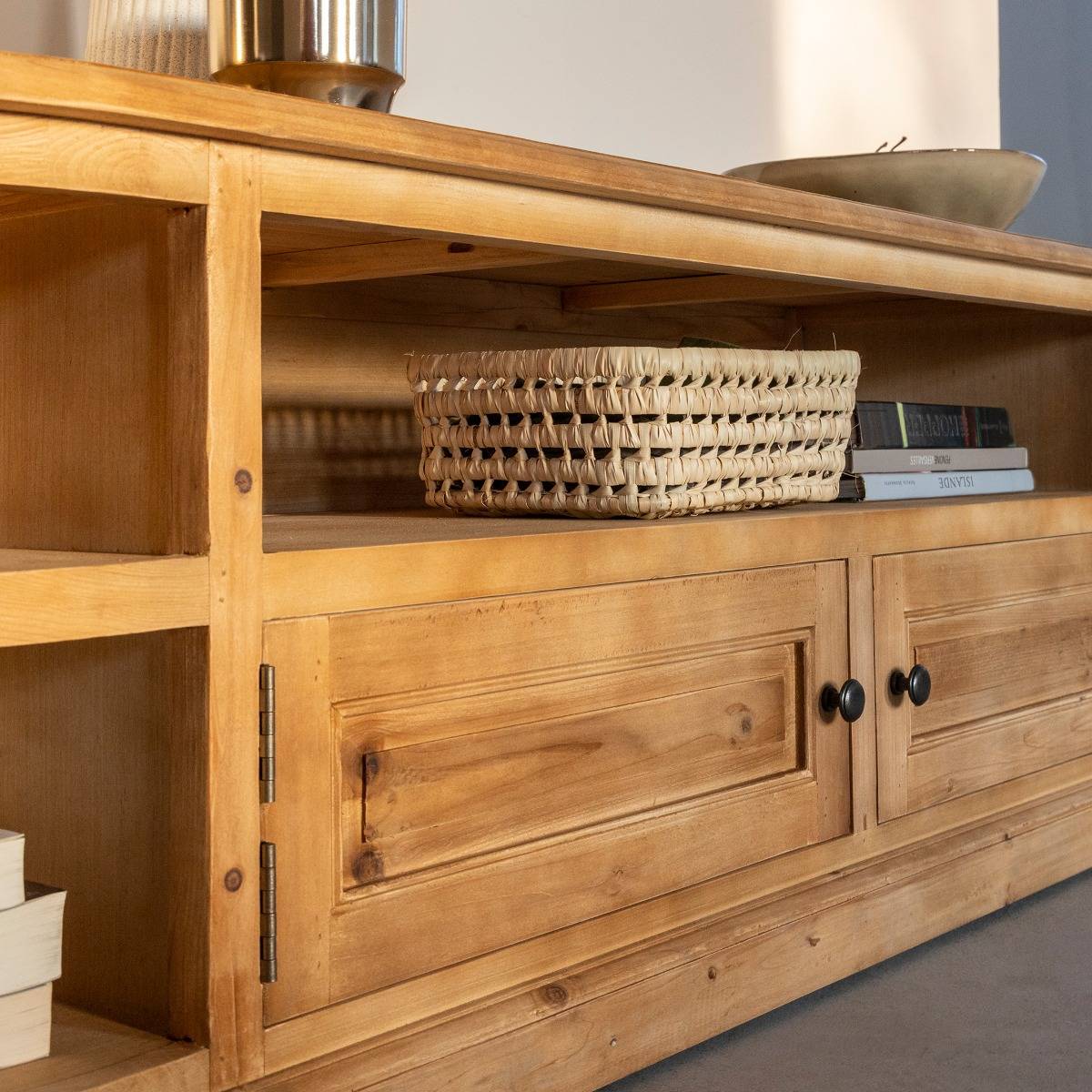 Meuble TV en bois recyclé Garance