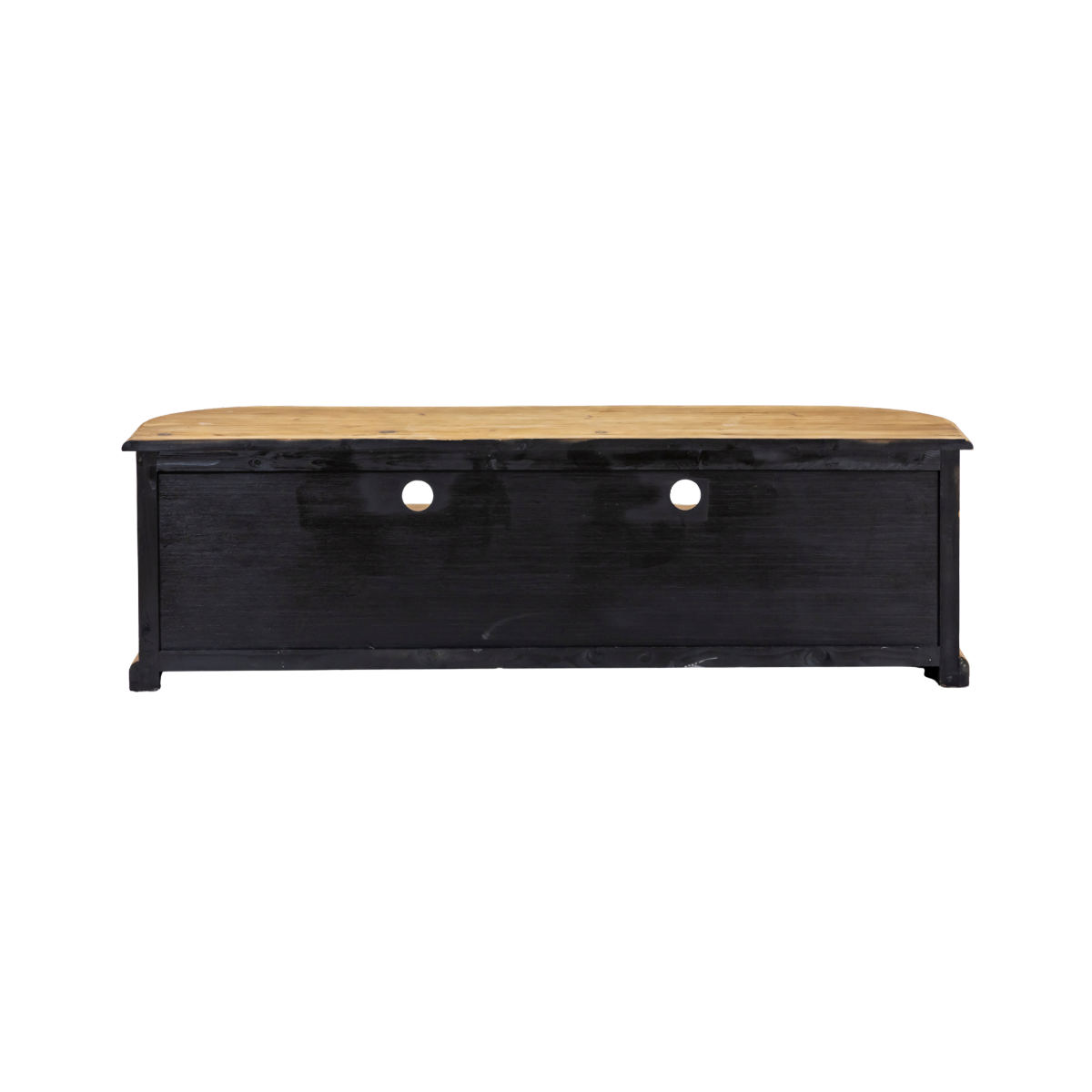 Meuble TV en bois recyclé blanchi Garance