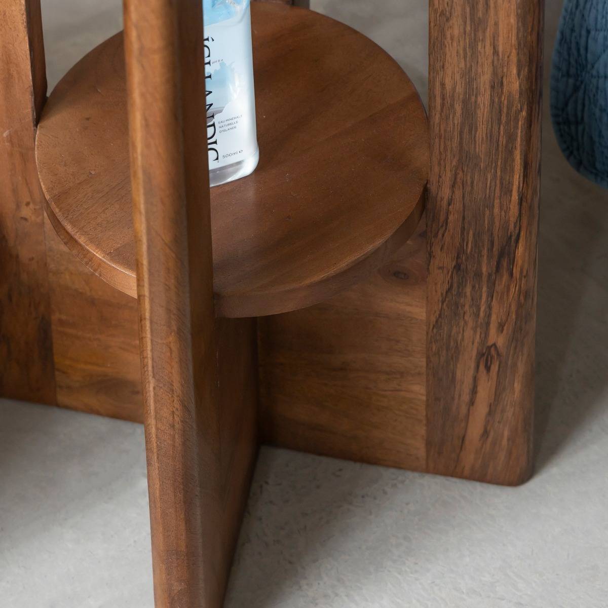 Table de chevet en bois de manguier Erine