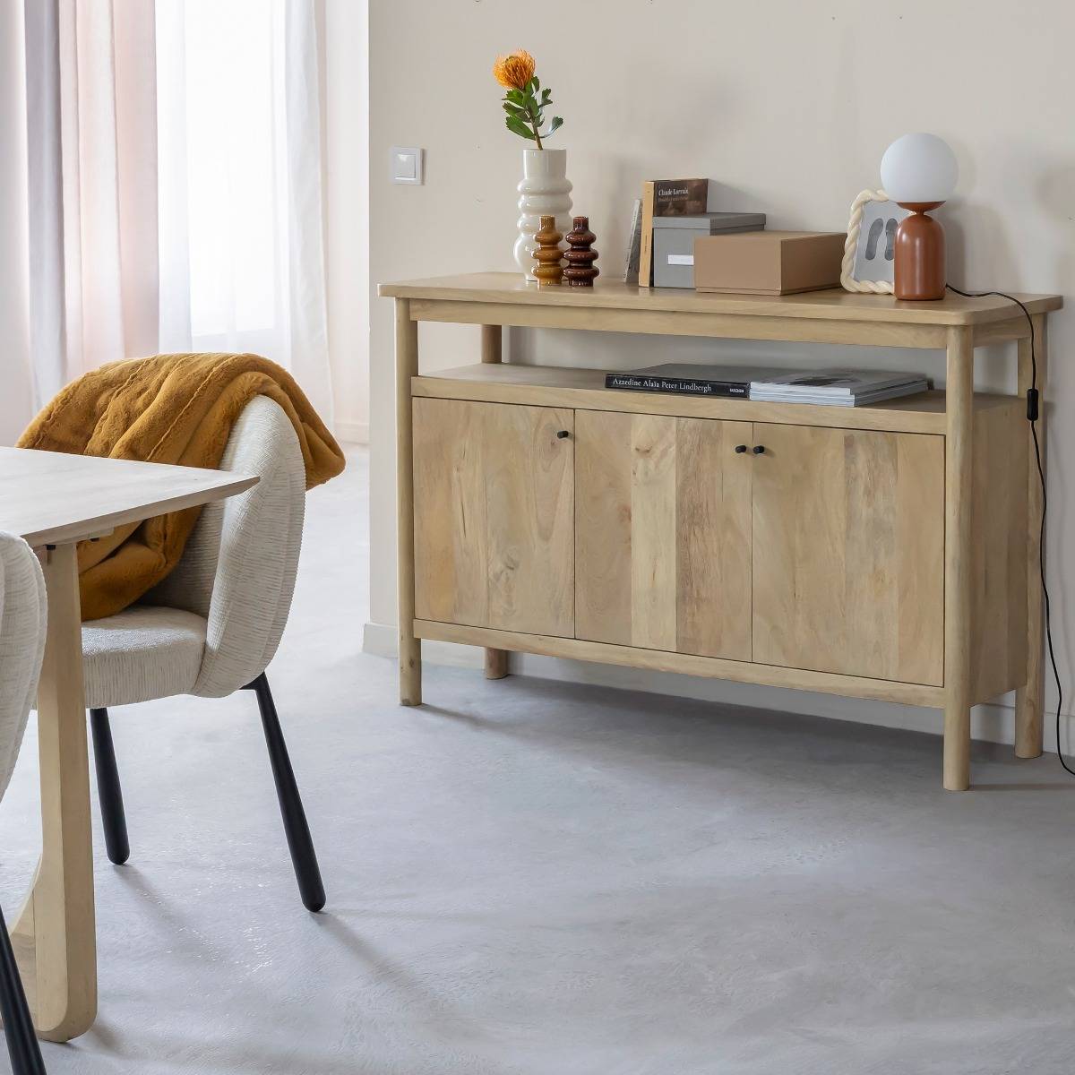 Buffet en bois de manguier Amara
