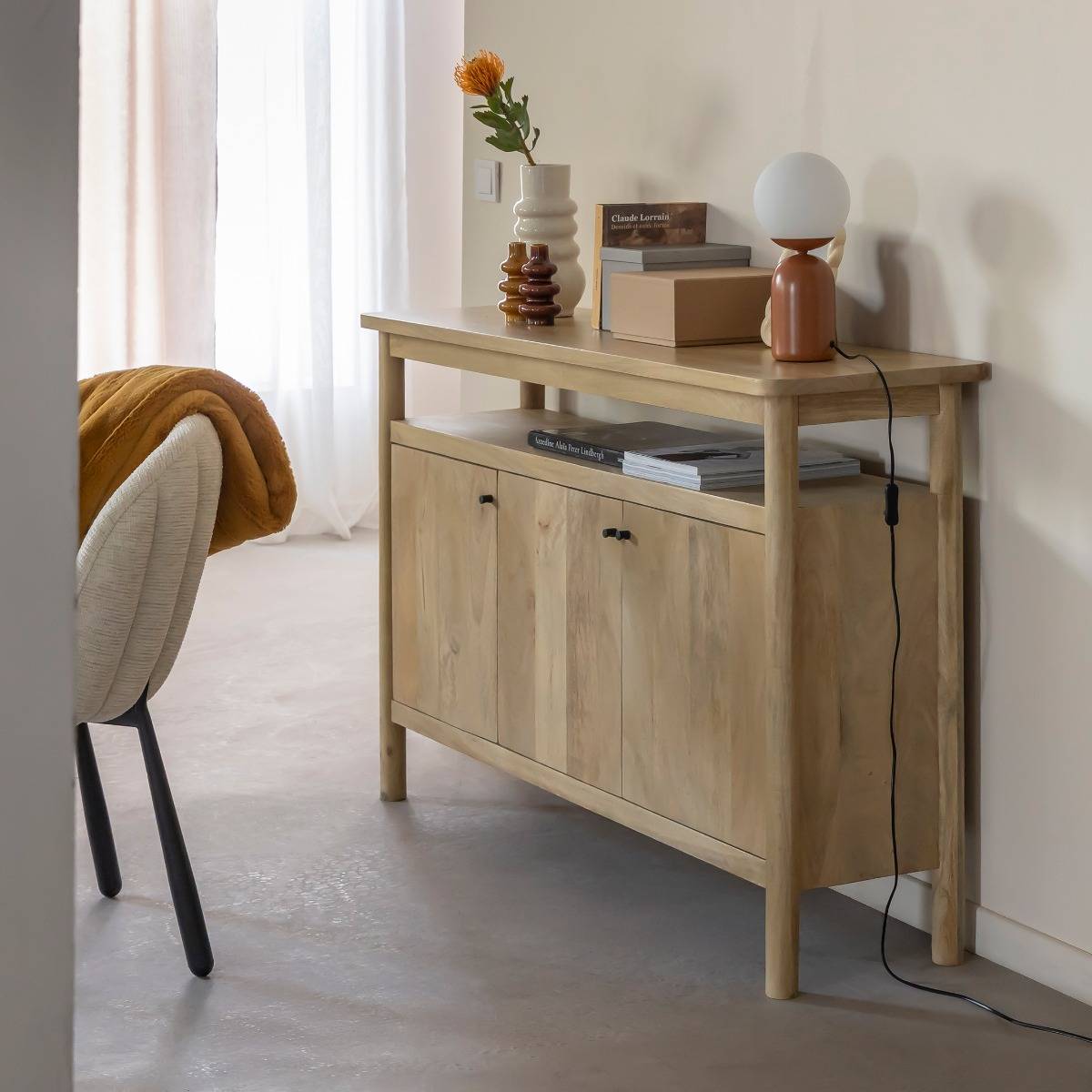 Buffet en bois de manguier Amara