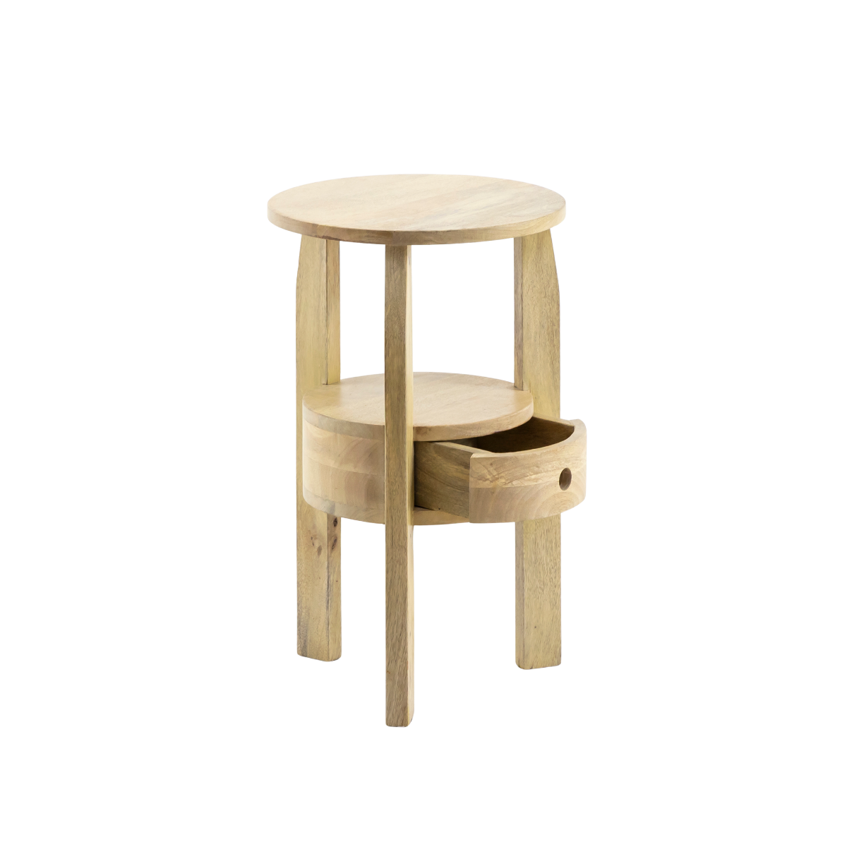 Table de chevet en bois de manguier Juliet