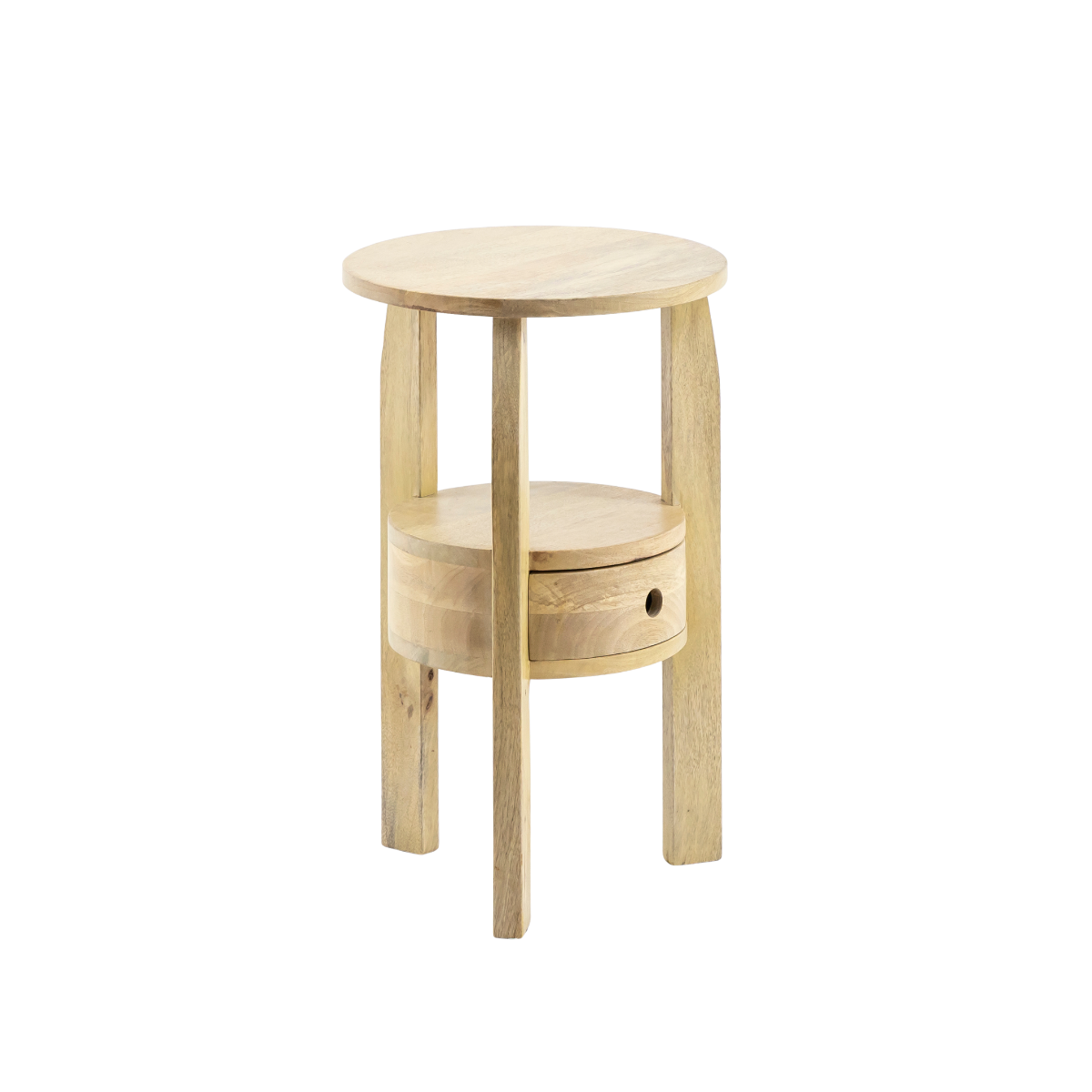 Table de chevet en bois de manguier Juliet