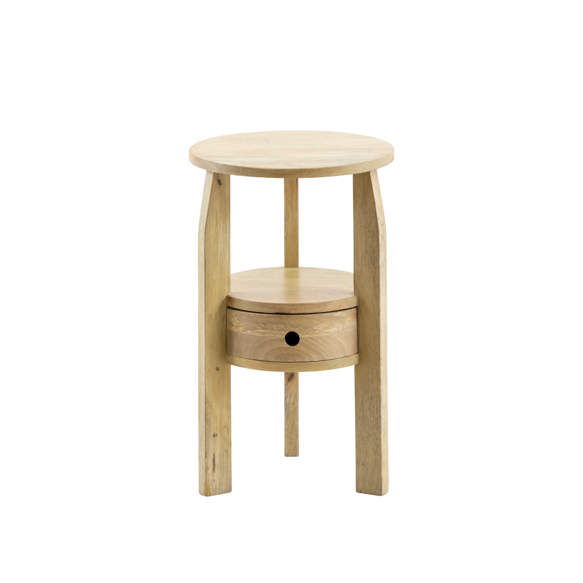 Table de chevet en bois de manguier Juliet